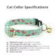 Product Made By Cleo® Flamingo Aqua Tropical Breakaway Cat Collar