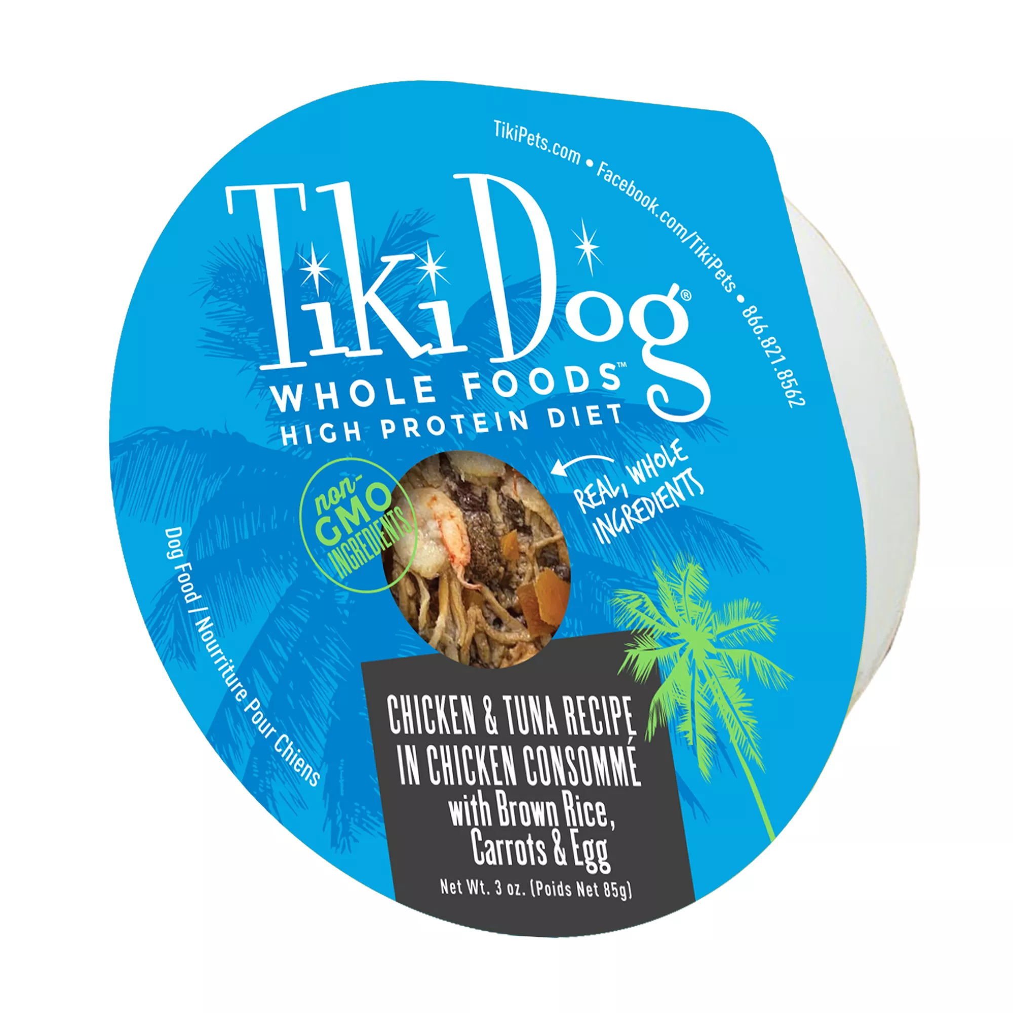 Tiki Dog Whole Foods Chicken & Tuna Wet Dog Food