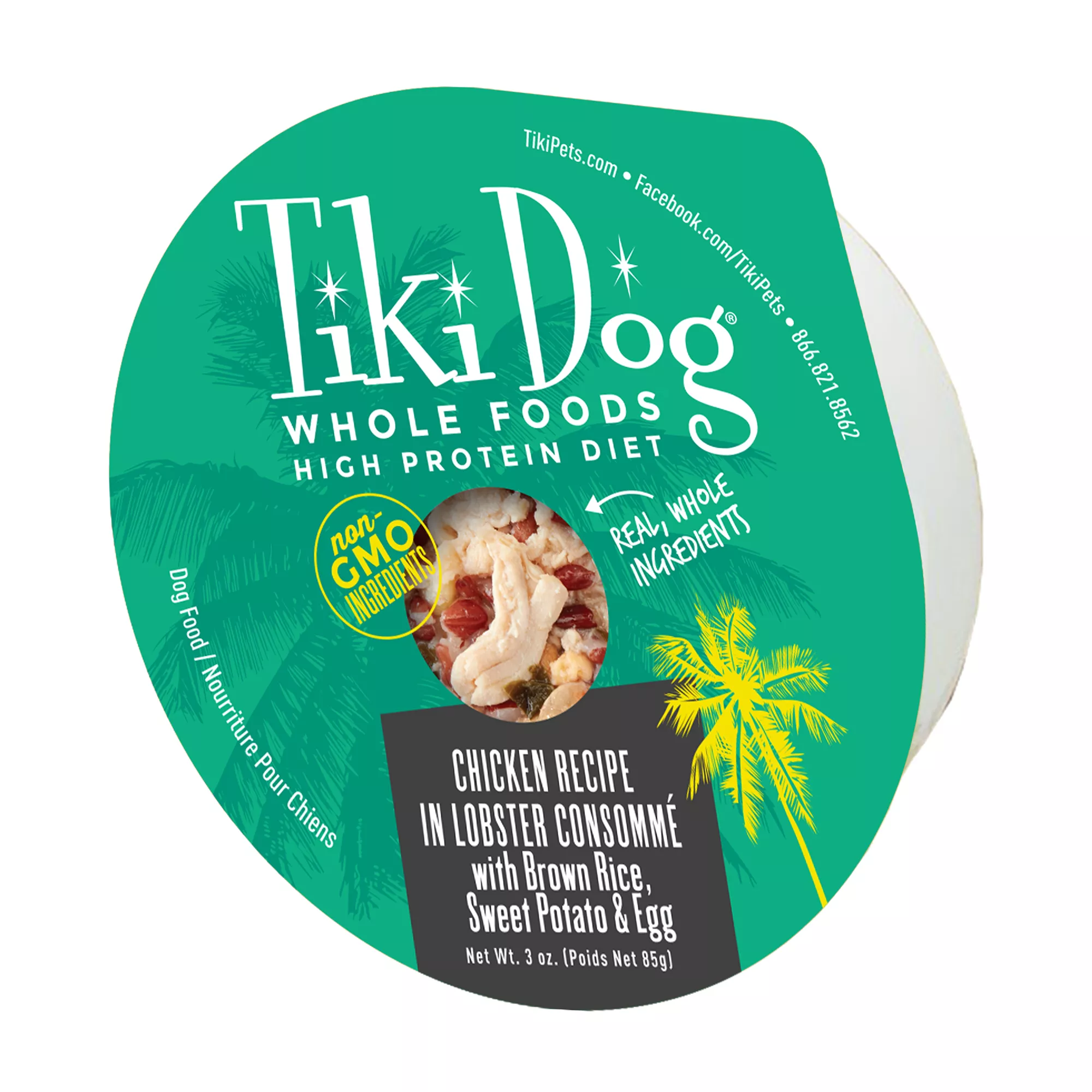 Tiki Dog Whole Foods Chicken & Lobster Wet Dog Food