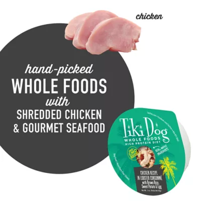 Product Tiki Dog Whole Foods Chicken & Lobster Wet Dog Food