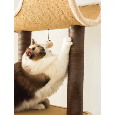 Product Catry 50-in 5-Level Interactive Cat Tower, Beige