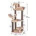 Catry 50-in 5-Level Interactive Cat Tower, Beige image thumbnail 6