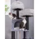 Product Catry 63-in Bradbury 7-Level Multi-Activity Cat Tree, Gray & Black