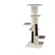 Product PetPals 45-in Modern Tower 6-Level Cat Tree, White & Grey