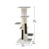 PetPals 45-in Modern Tower 6-Level Cat Tree, White & Grey image thumbnail 7
