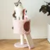 Catry 29-in Flamingo Cat Condo with Scratching Post, Pink image thumbnail 2