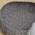 PetPals Buttercup Grey Handwoven Basket Pet Bed image thumbnail 5