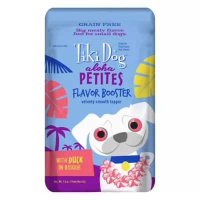 Product Tiki Dog Aloha Petites Flavor Booster with Duck Dog Food Topper