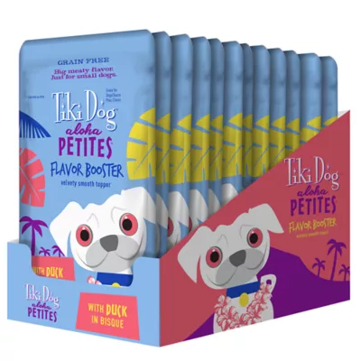 Product Tiki Dog Aloha Petites Flavor Booster with Duck Dog Food Topper