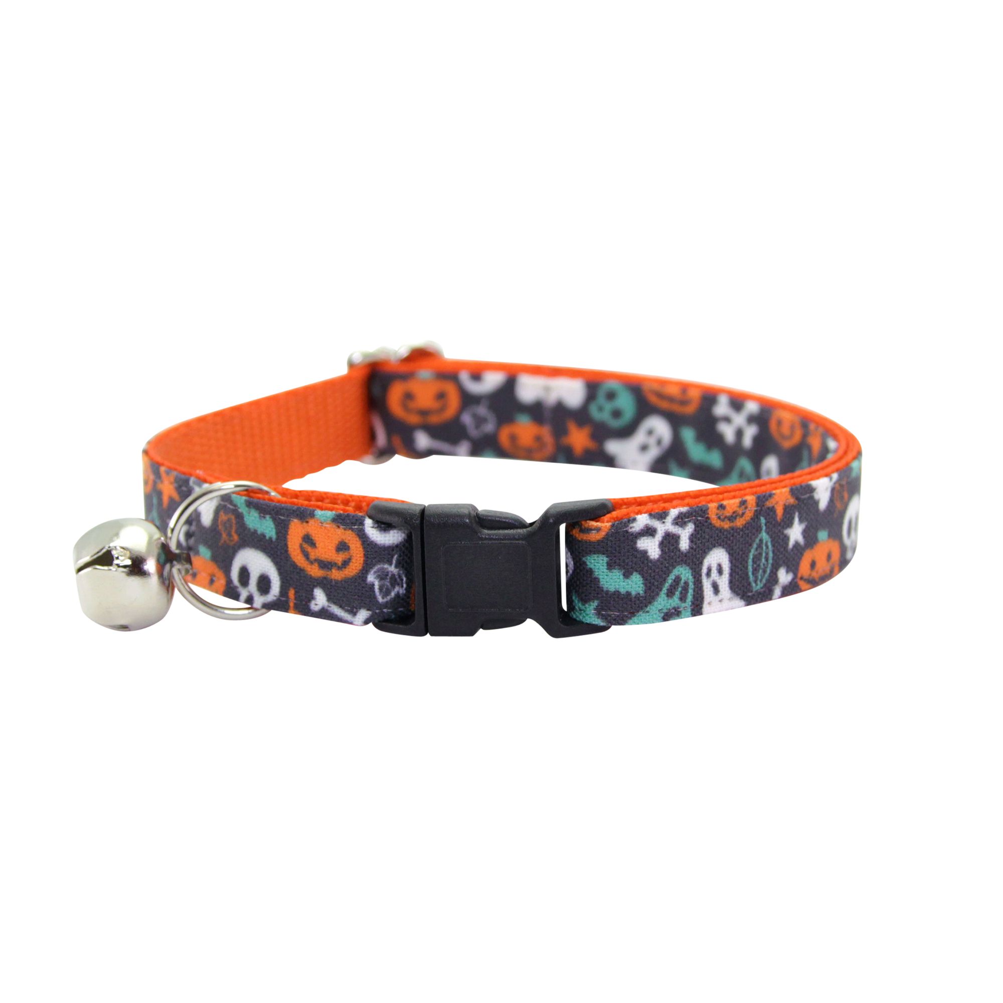 Made By Cleo® Here For The Boos Halloween Breakaway Cat Collar | cat ...