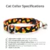 Made By Cleo® Halloween "Trick or Treat" Candy Corn Breakaway Cat Collar image thumbnail 2