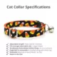 Product Made By Cleo® Halloween "Trick or Treat" Candy Corn Breakaway Cat Collar