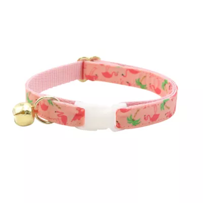 Product Made By Cleo® Flamingo Pink Tropical Breakaway Cat Collar