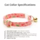 Product Made By Cleo® Flamingo Pink Tropical Breakaway Cat Collar