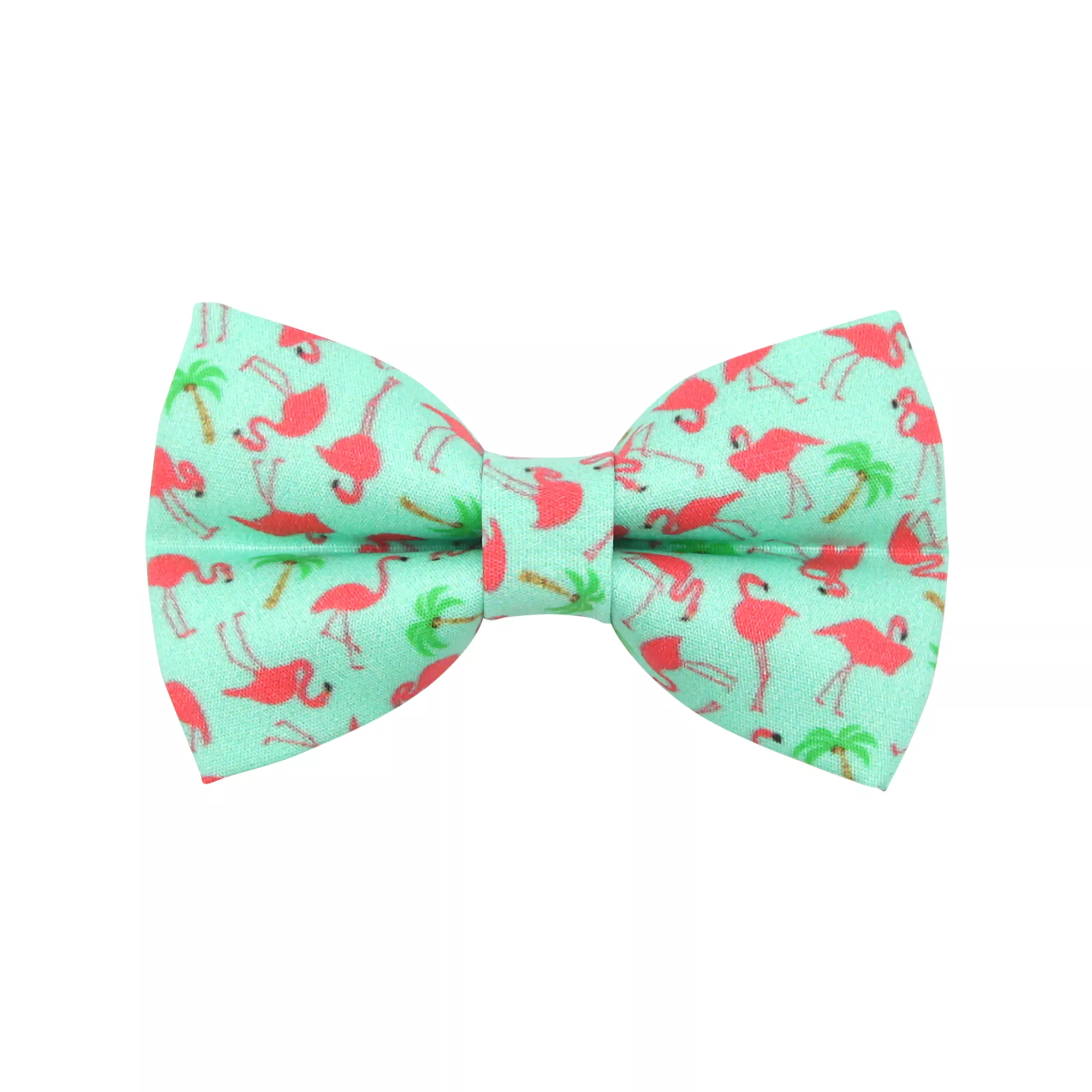 Made By Cleo® Flamingo Aqua Tropical Cat Bow Tie