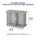 Top Paw® 2-in-1 Plastic Gate & Pet Pen - 6 Panel, Customizable Dog Playpen & Dog Gate image thumbnail 3