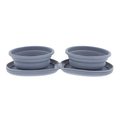 Product Arcadia Trail™ Collapsible Double Diner Dog Bowl, 2-cup