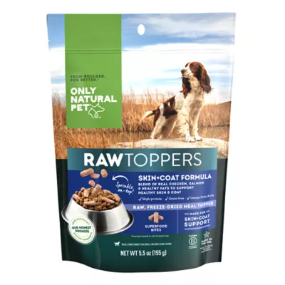 Product Only Natural Pet RawToppers Skin & Coat Formula Dog Food Topper - 5.5 Oz.