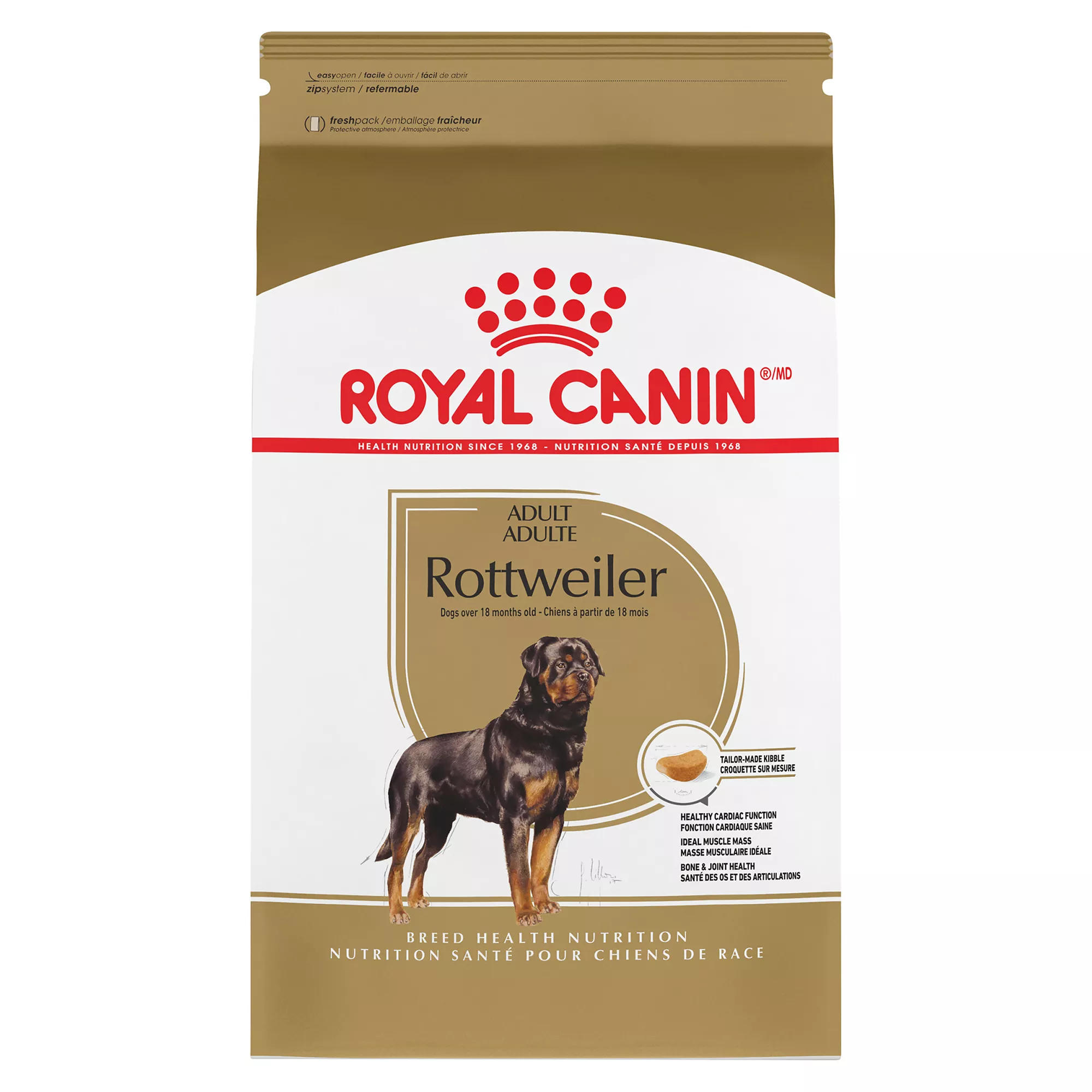 Royal Canin® Breed Health Nutrition Rottweiler Breed Specific Adult Dog Dry Food - 30 lb