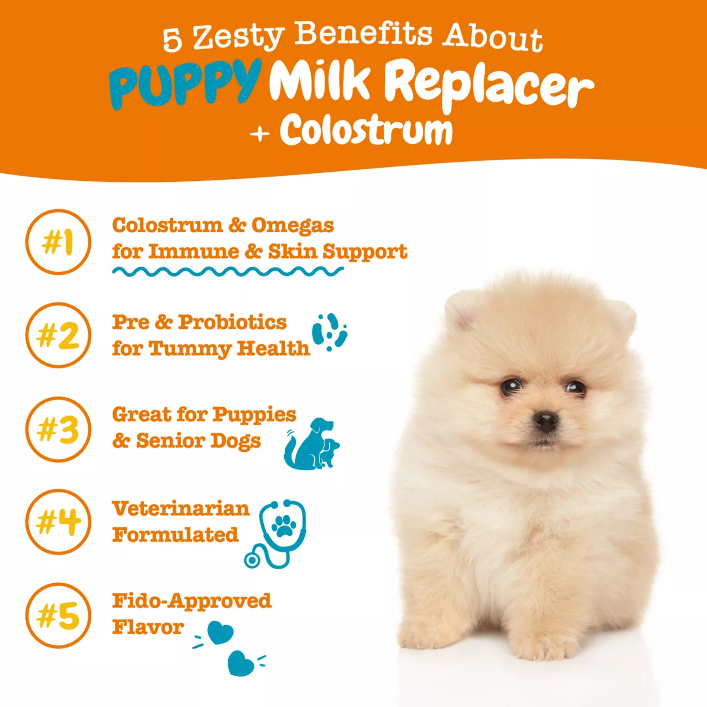 Canine fashion colostrum