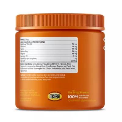 Product Zesty Paws Cardio Bites for Dogs - Salmon Flavor - 90 Ct