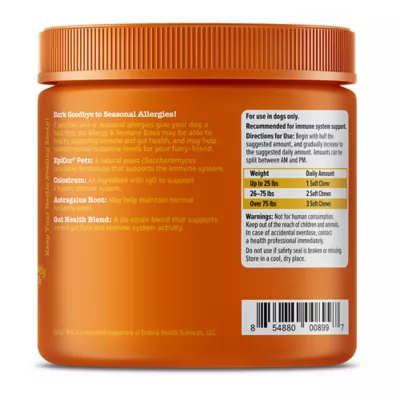 Product Zesty Paws Allergy & Immune Bites for Dogs - 90 Ct