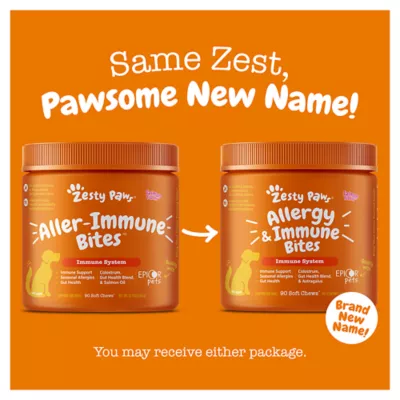 Product Zesty Paws Allergy & Immune Bites for Dogs - 90 Ct
