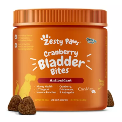 Product Zesty Paws Cranberry Bladder Bites - Chicken Flavor - 90 Ct