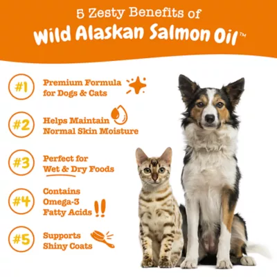 Product Zesty Paws Wild Caught Alaskan Salmon Oil for Dogs - 32 oz