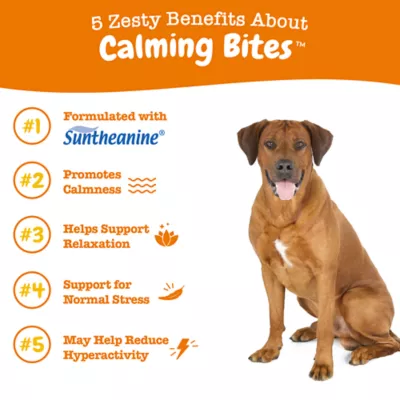 Product Zesty Paws Calming Bites for Dogs - Peanut Butter Flavor - 90 Ct