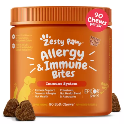 Product Zesty Paws Allergy & Immune Bites for Dogs - 90 Ct