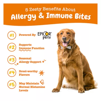 Product Zesty Paws Allergy & Immune Bites for Dogs - 90 Ct