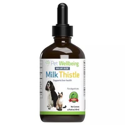 Product Pet Wellbeing Milk Thistle Large Canine Liquid Liver Dog Supplement