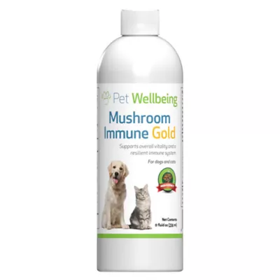 Product Pet Wellbeing Mushroom Immune GOLD Liquid Immune Dog & Cat Supplement