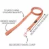 Sassy Woof Apple Cider Dog Leash: 5-ft long image thumbnail 3