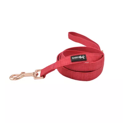 Product Sassy Woof Merlot Dog Leash: 5-ft long