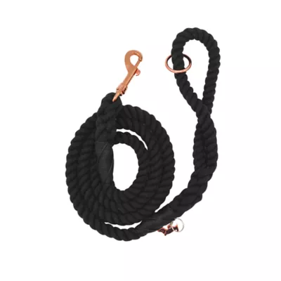 Product Sassy Woof Noir Rope Dog Leash: 5-ft long