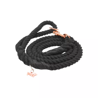 Product Sassy Woof Noir Rope Dog Leash: 5-ft long