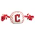 Pets First Cleveland Guardians Nylon Baseball Dog Toy image thumbnail 1