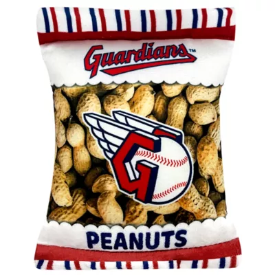 Product Pets First Cleveland Guardians Peanut Bag Dog Toy