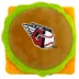 Pets First Cleveland Guardians Hamburger Dog Toy image thumbnail 1