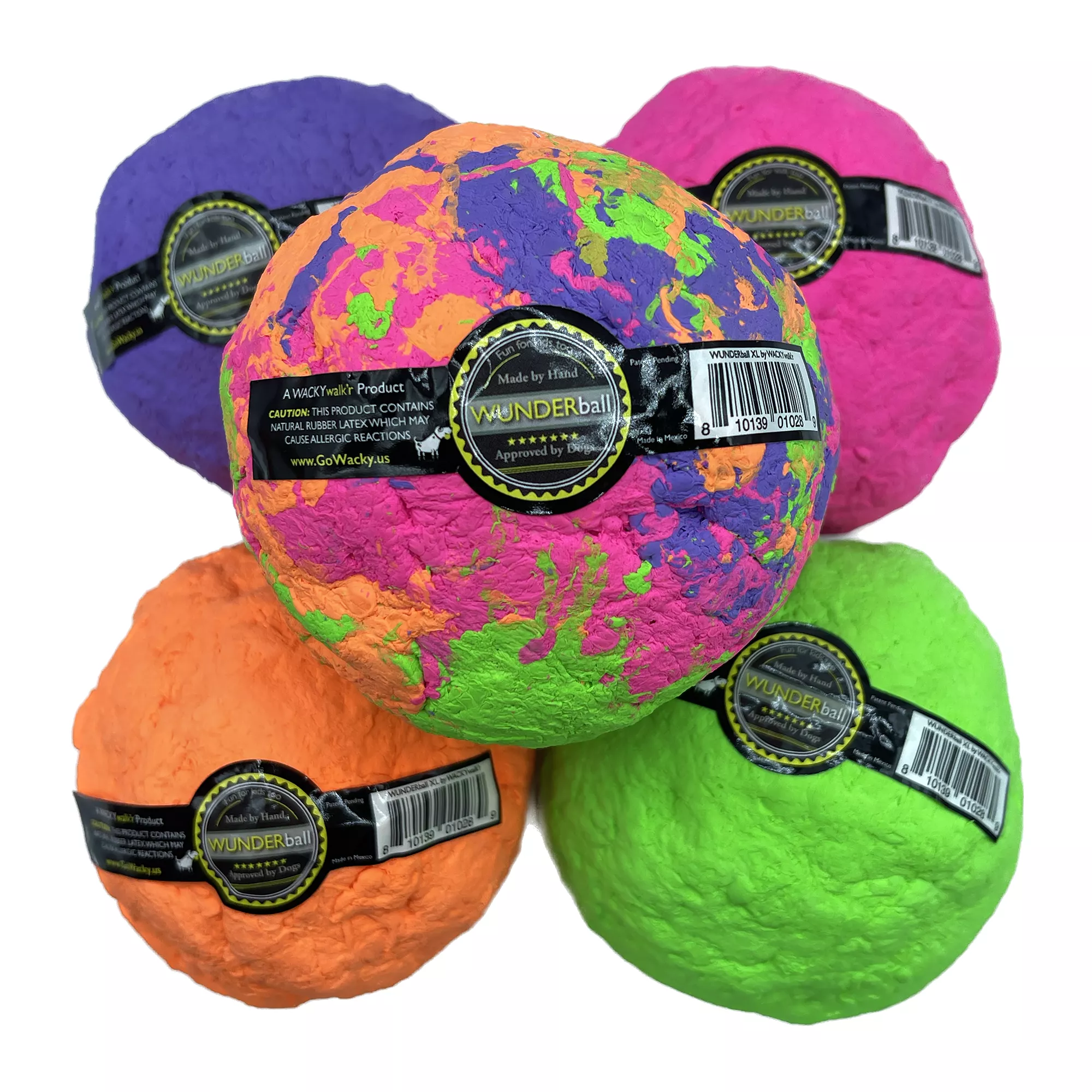 WACKYwalk'r WUNDERball Dog Toy (COLOR VARIES)