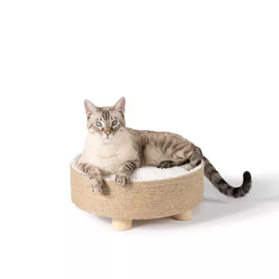 Product Whisker City® Sherpa Scratch and Sleep Cat Bed