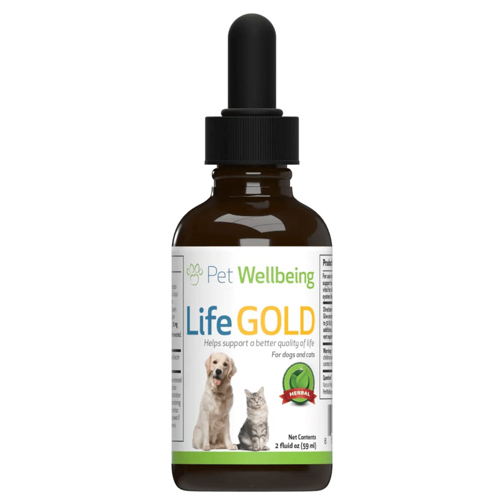 Pet Wellbeing Life GOLD Liquid Immune Dog Cat Supplement