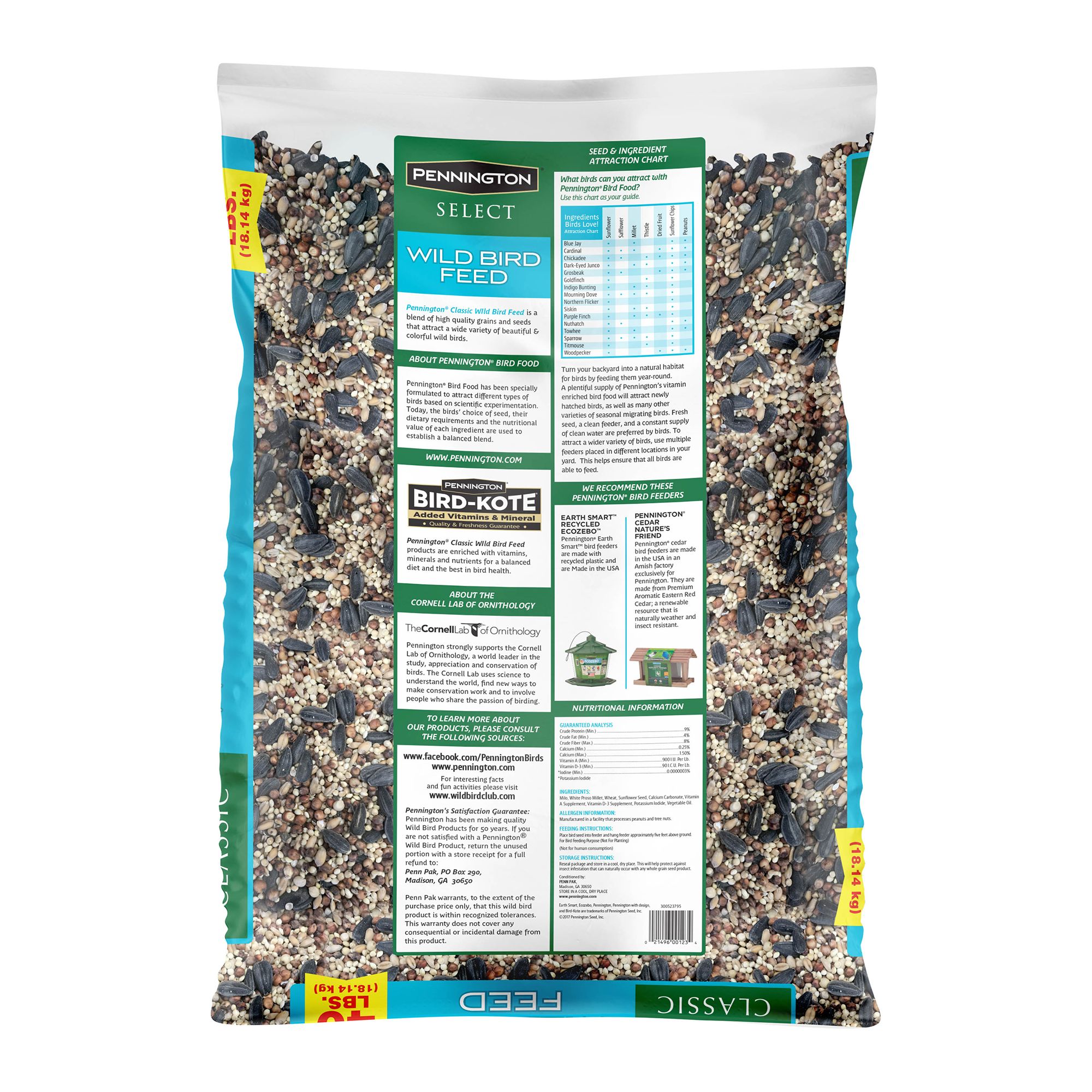 Pennington® Classic Wild Bird Seed Blend for Backyard Feeding - thumbnail 2