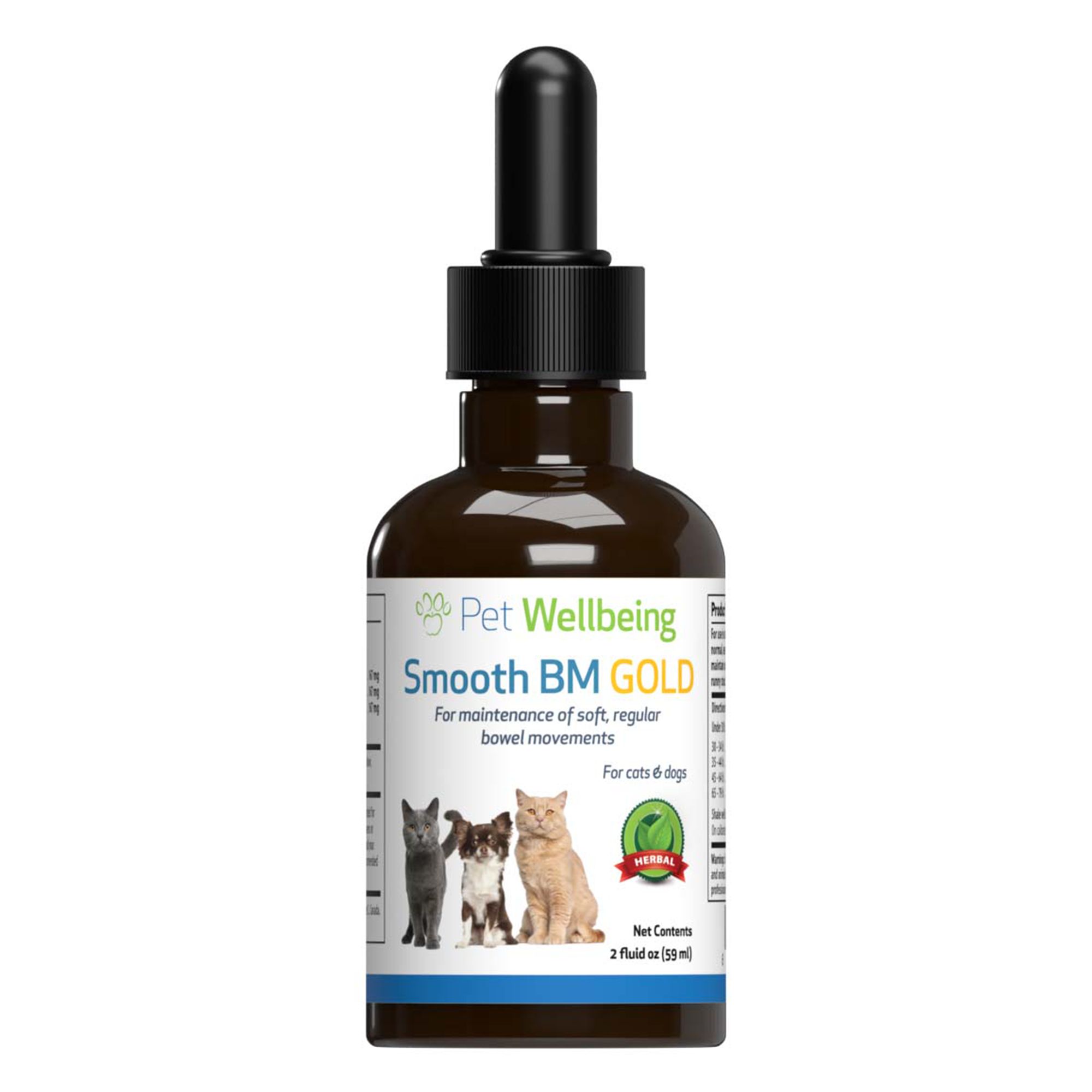 Pet Wellbeing Smooth BM GOLD Liquid Digestive Dog Cat Supplement