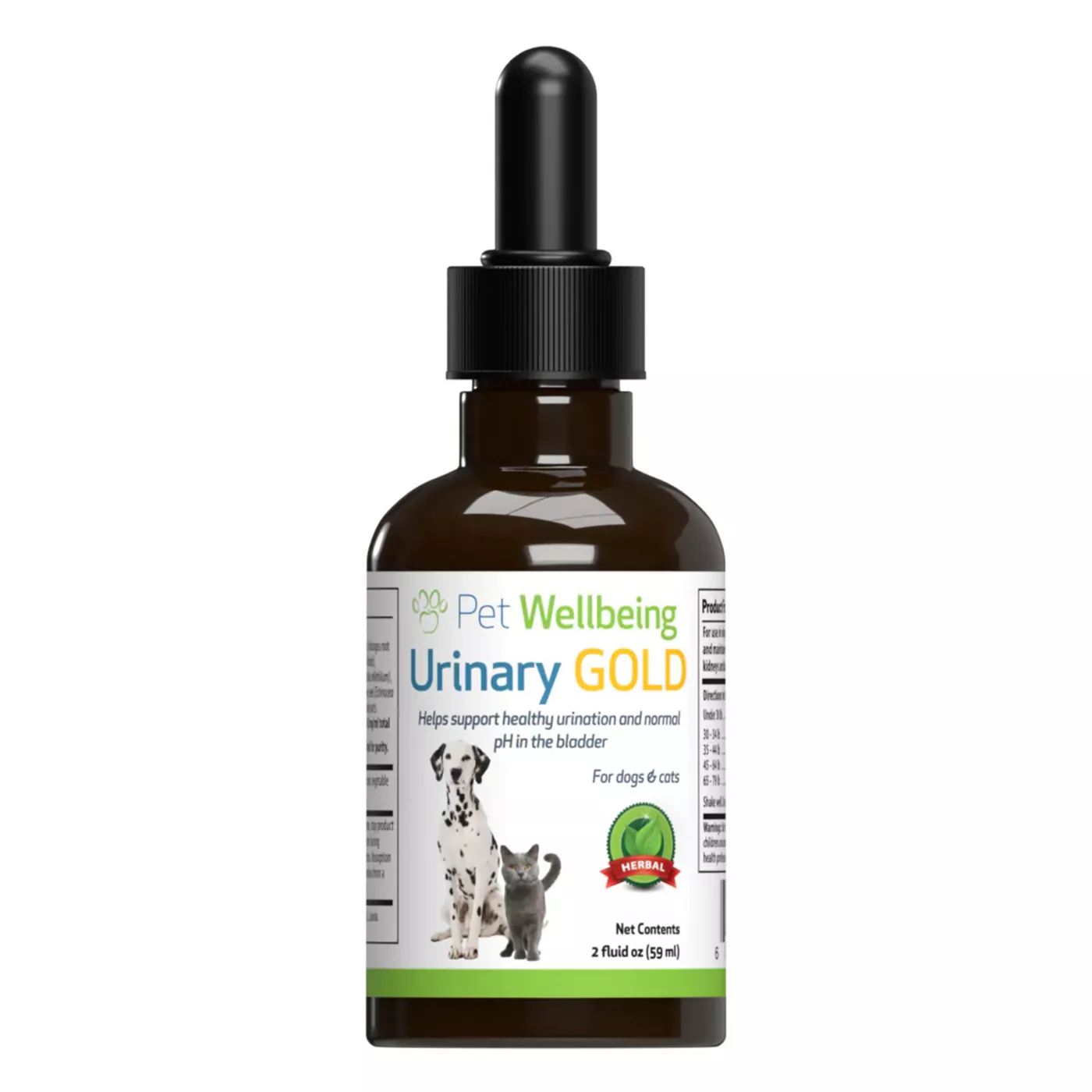 Pet Wellbeing Urinary GOLD Liquid Urinary Dog Cat Supplement