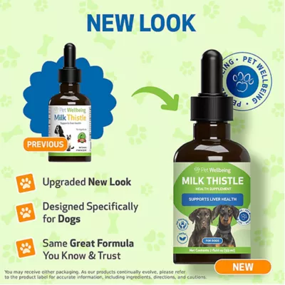 Product Pet Wellbeing Milk Thistle Liquid Liver Dog & Cat Supplement