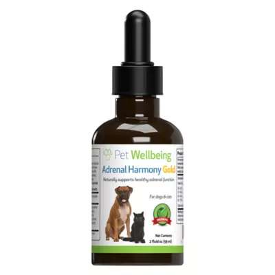 Product Pet Wellbeing Adrenal Harmony GOLD Liquid Hormonal Dog & Cat Supplement