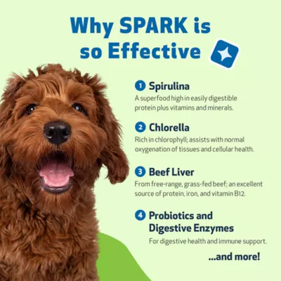 Pet Wellbeing SPARK Daily Multivitamin Powder Supplement for Dogs and Cats, Bacon, 3.53 oz - Image 4
